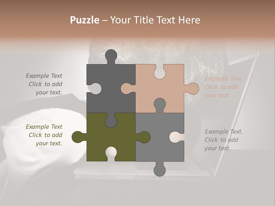 Tension Woman Work PowerPoint Template