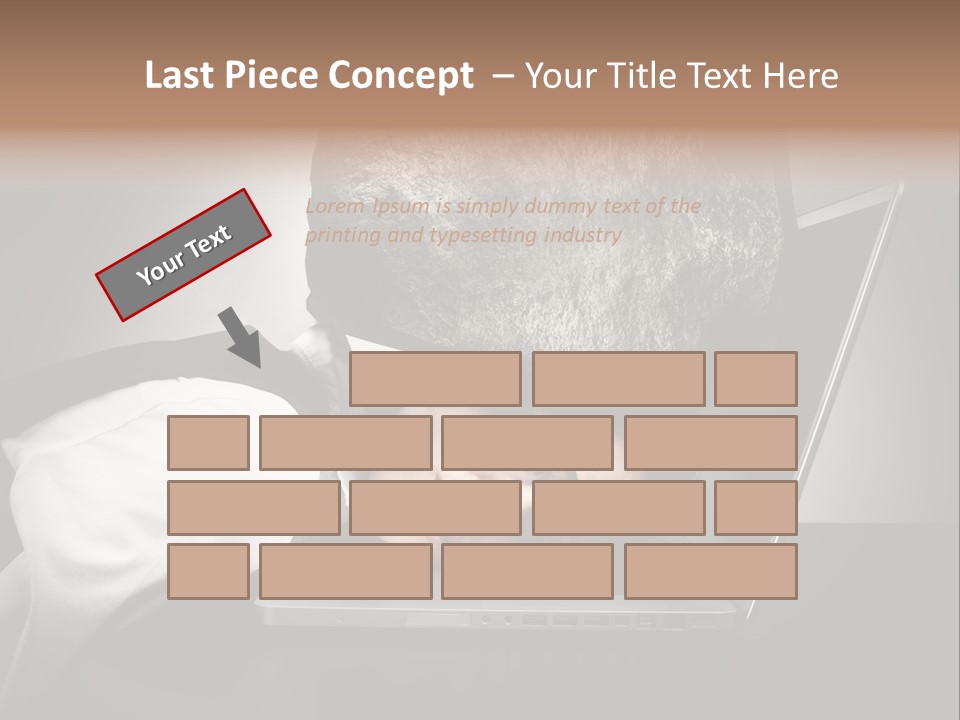 Tension Woman Work PowerPoint Template