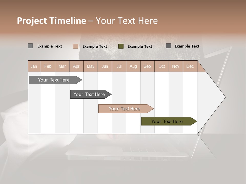Tension Woman Work PowerPoint Template