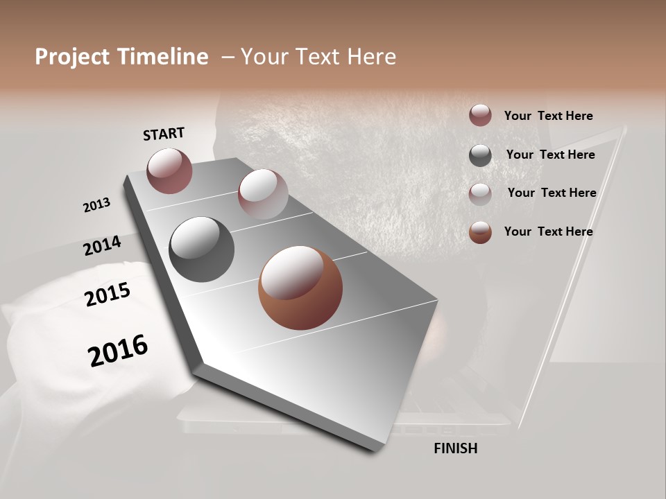 Tension Woman Work PowerPoint Template