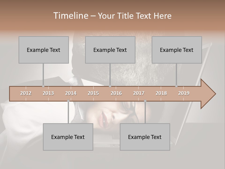 Tension Woman Work PowerPoint Template