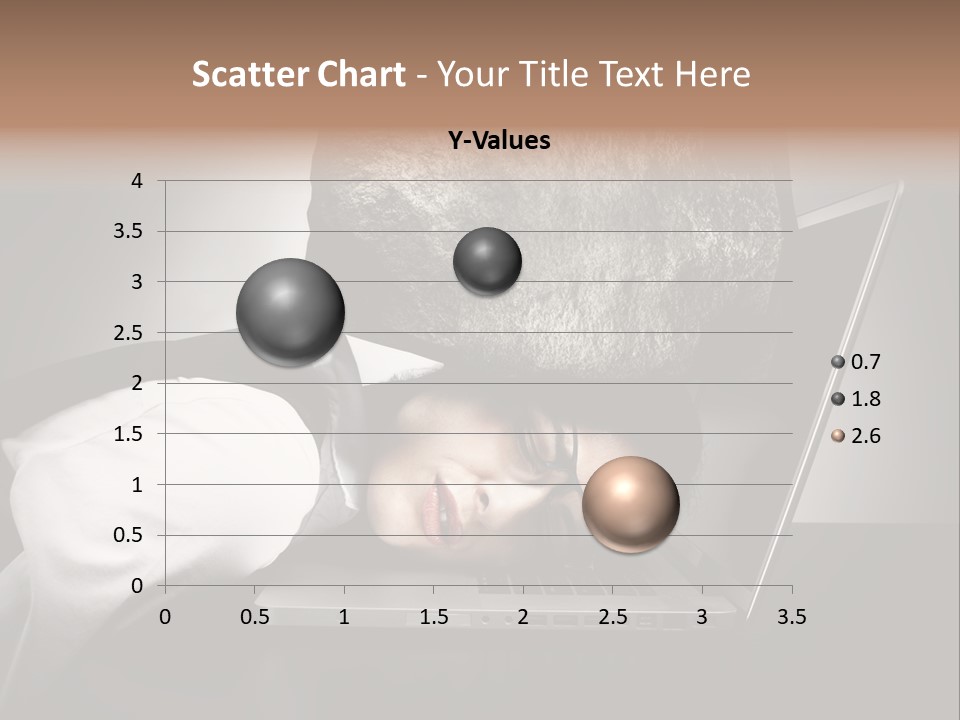 Tension Woman Work PowerPoint Template