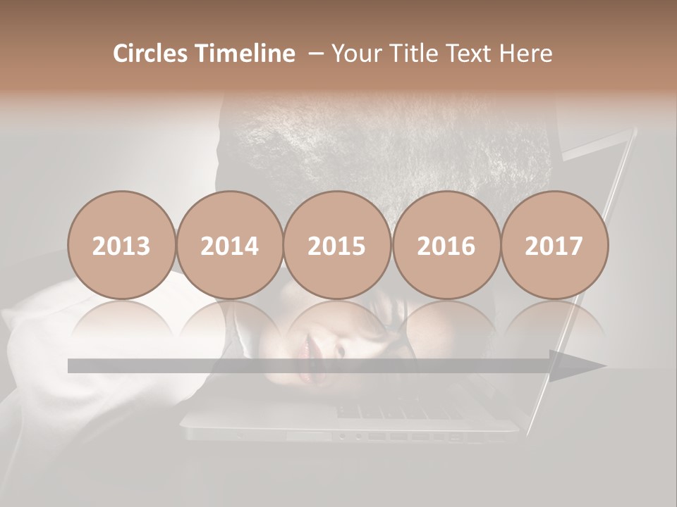 Tension Woman Work PowerPoint Template