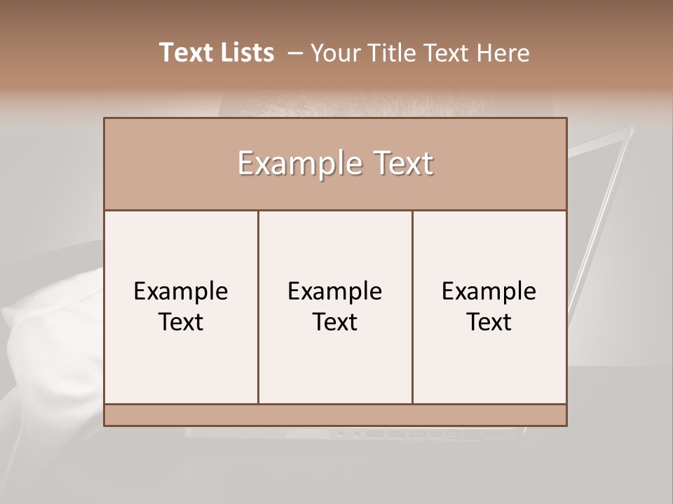 Tension Woman Work PowerPoint Template
