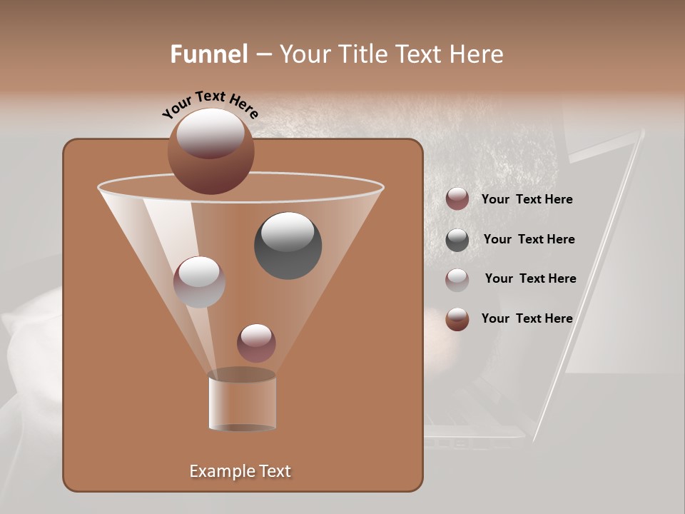 Tension Woman Work PowerPoint Template