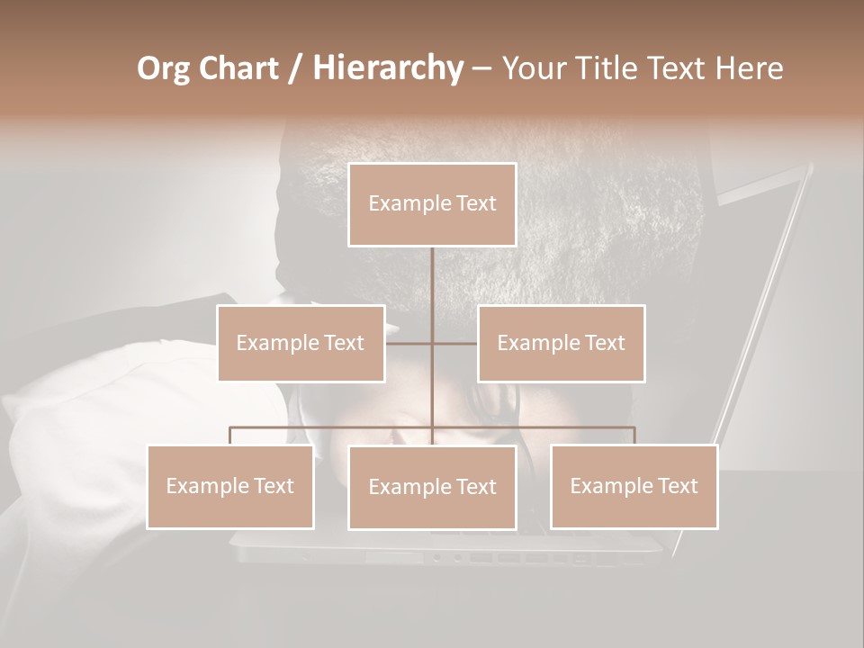 Tension Woman Work PowerPoint Template