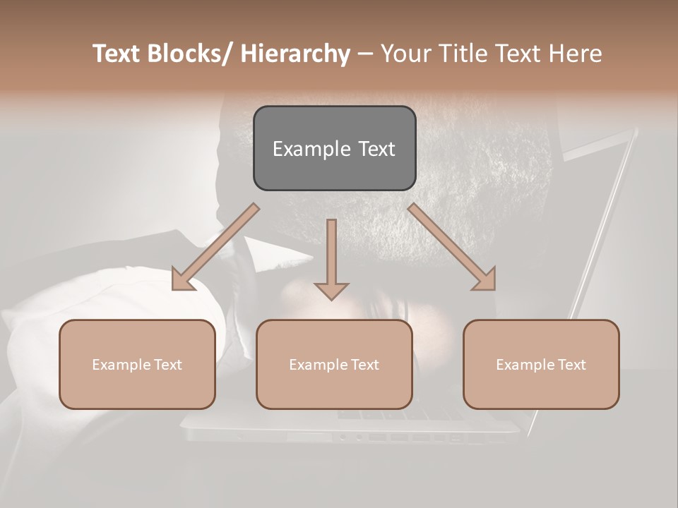 Tension Woman Work PowerPoint Template