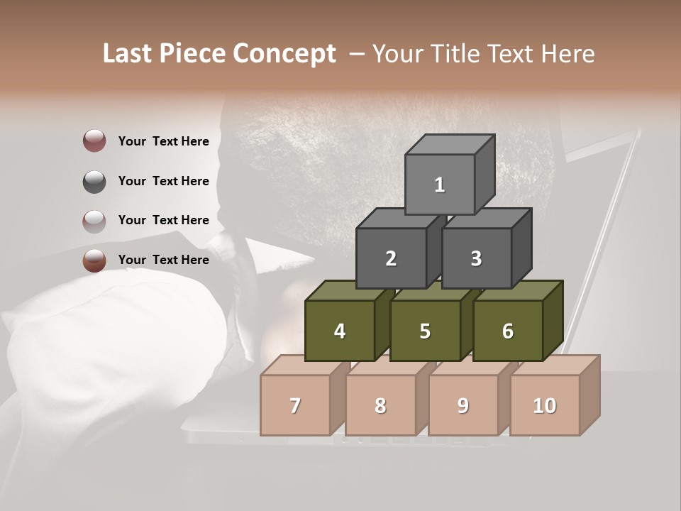 Tension Woman Work PowerPoint Template