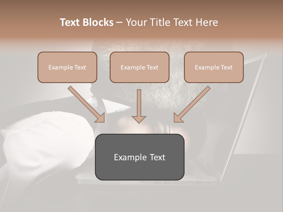 Tension Woman Work PowerPoint Template
