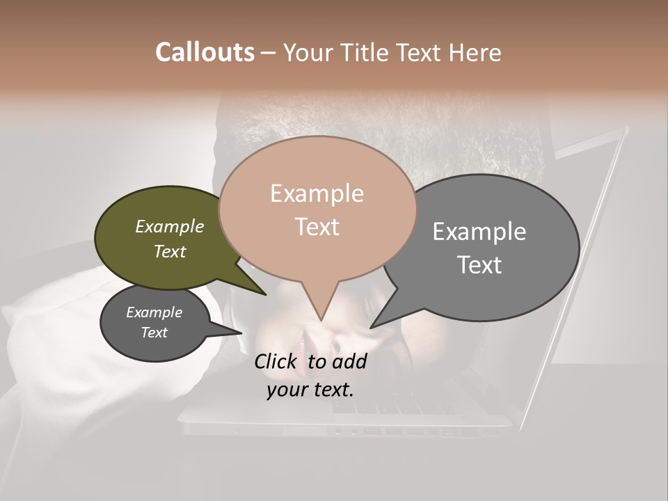 Tension Woman Work PowerPoint Template