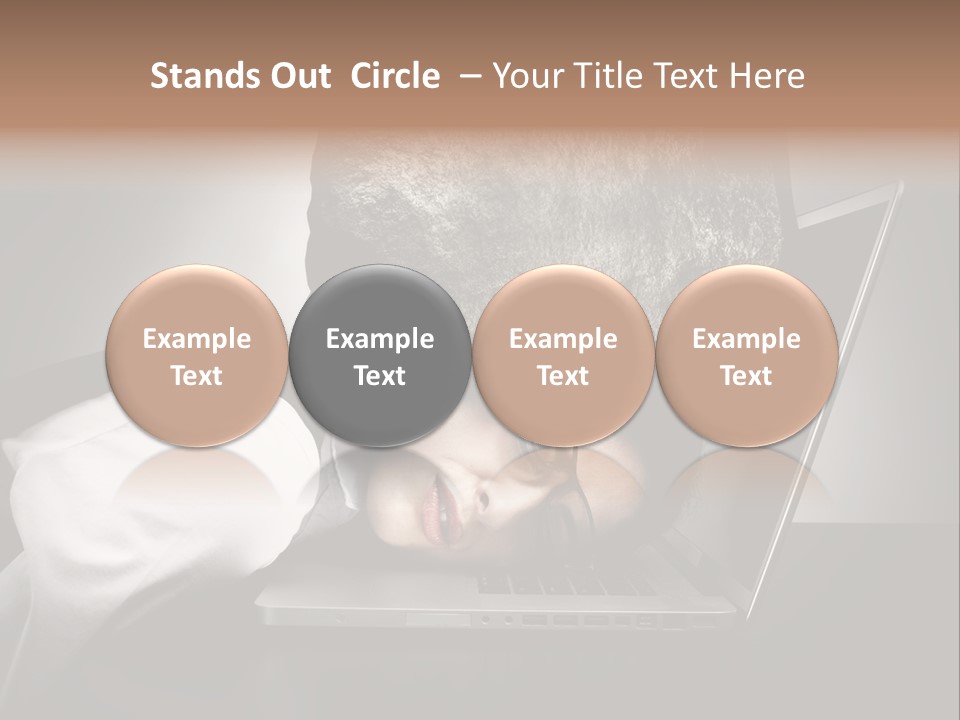 Tension Woman Work PowerPoint Template