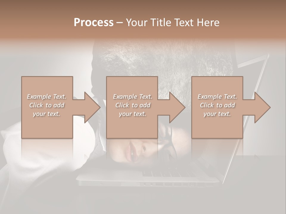 Tension Woman Work PowerPoint Template