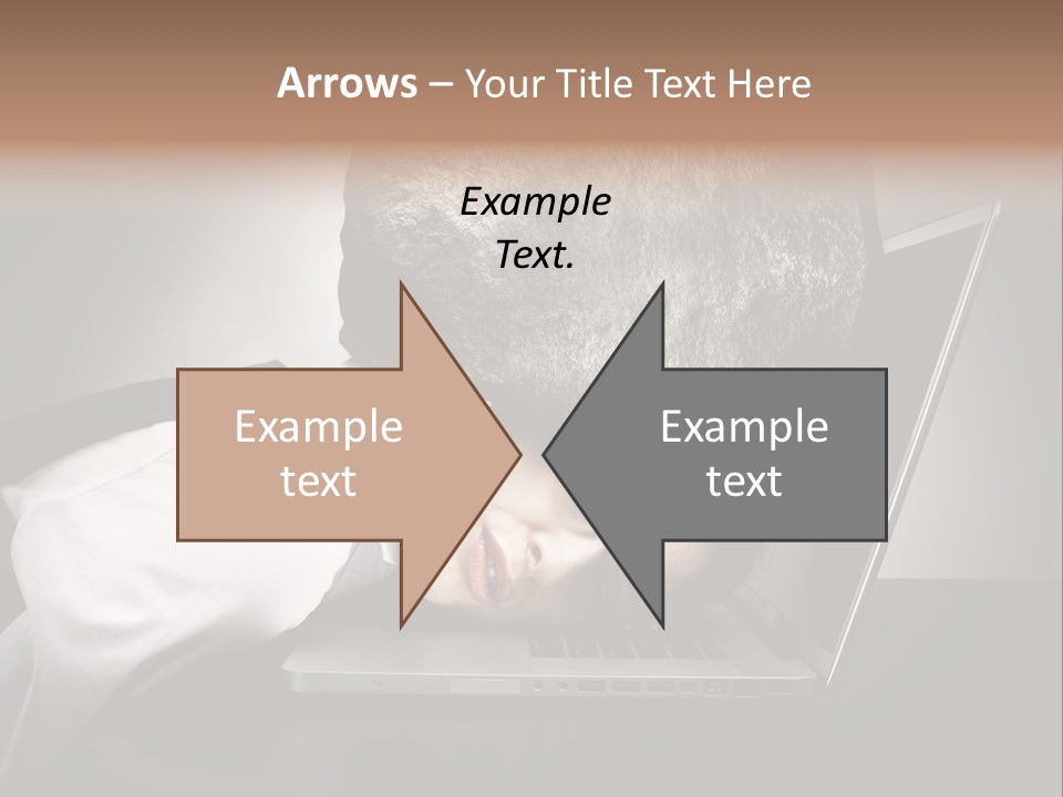 Tension Woman Work PowerPoint Template