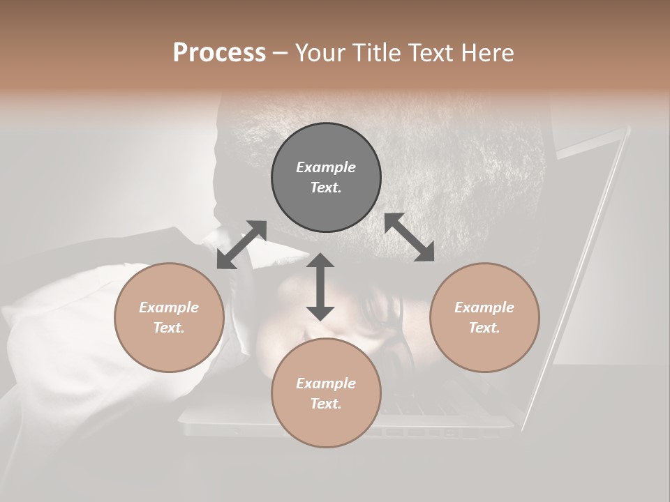 Tension Woman Work PowerPoint Template