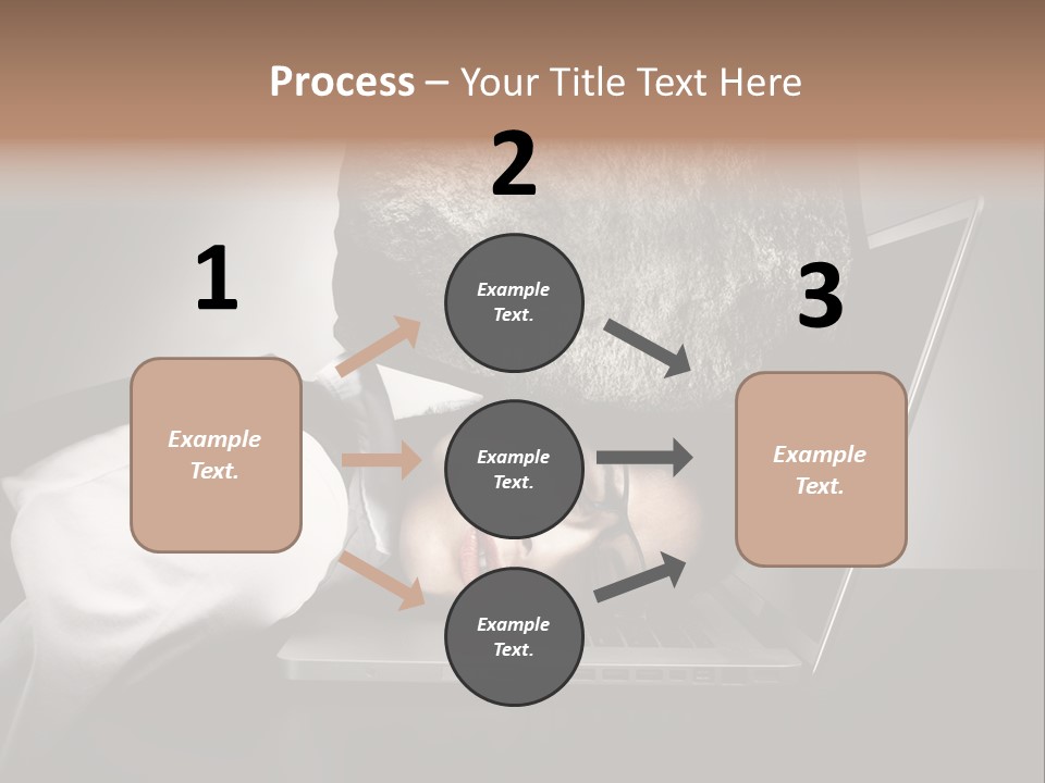 Tension Woman Work PowerPoint Template
