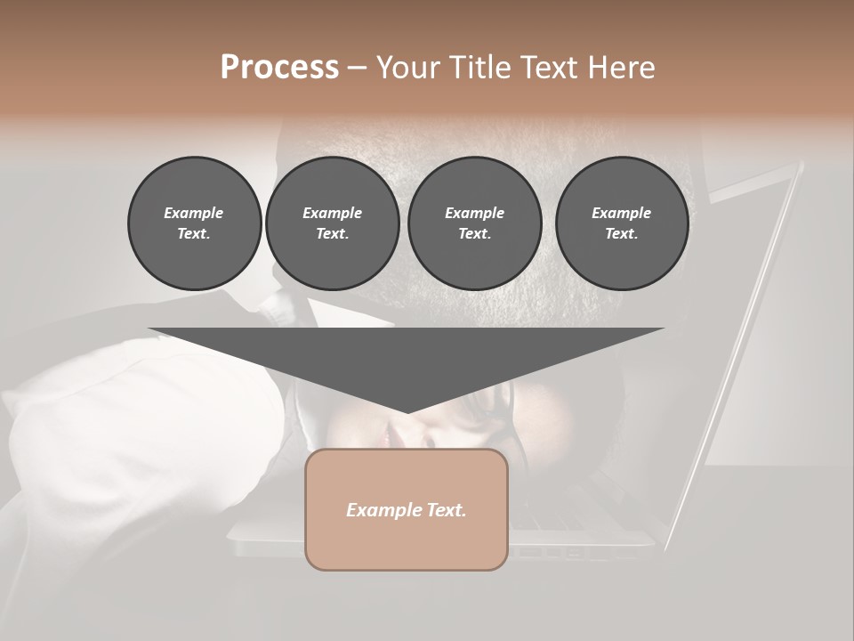 Tension Woman Work PowerPoint Template