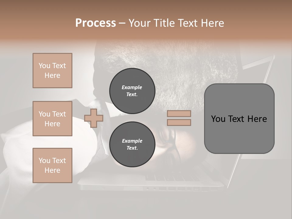 Tension Woman Work PowerPoint Template