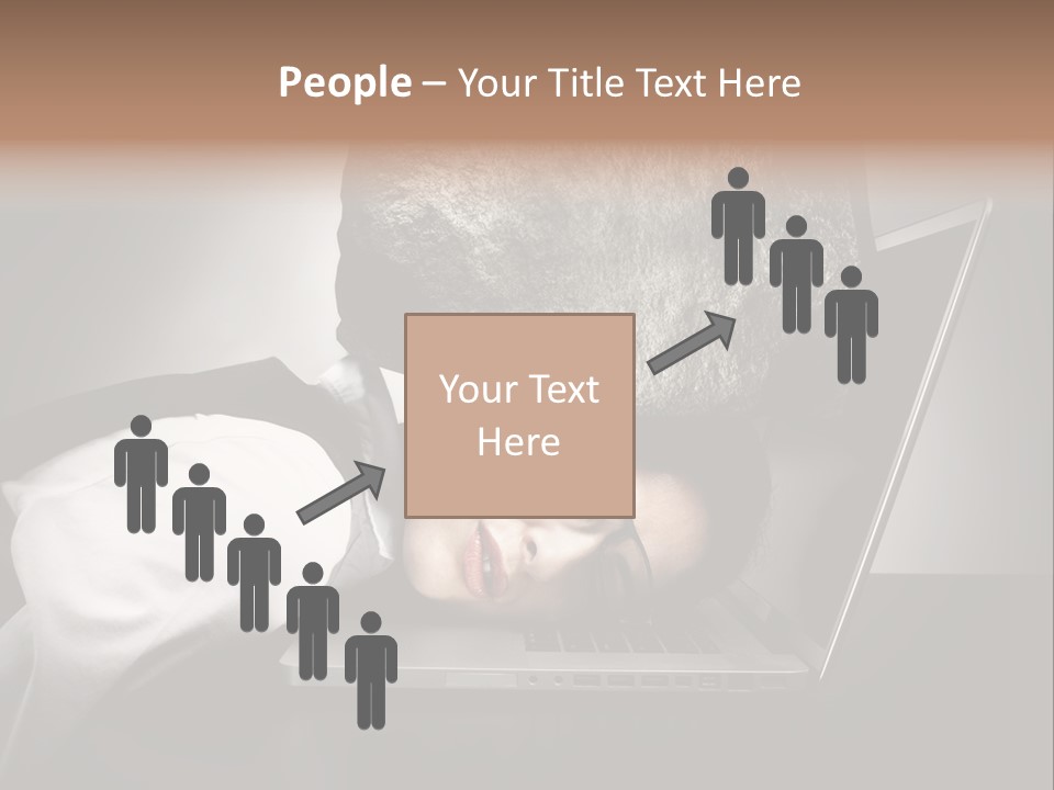 Tension Woman Work PowerPoint Template