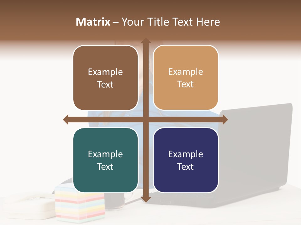 Caucasian Lady Suffer PowerPoint Template