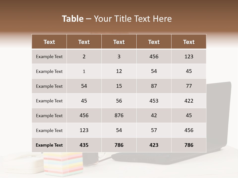 Caucasian Lady Suffer PowerPoint Template