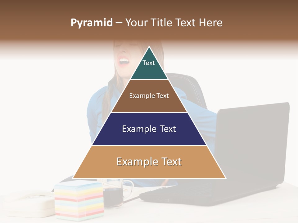 Caucasian Lady Suffer PowerPoint Template