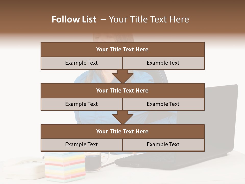 Caucasian Lady Suffer PowerPoint Template