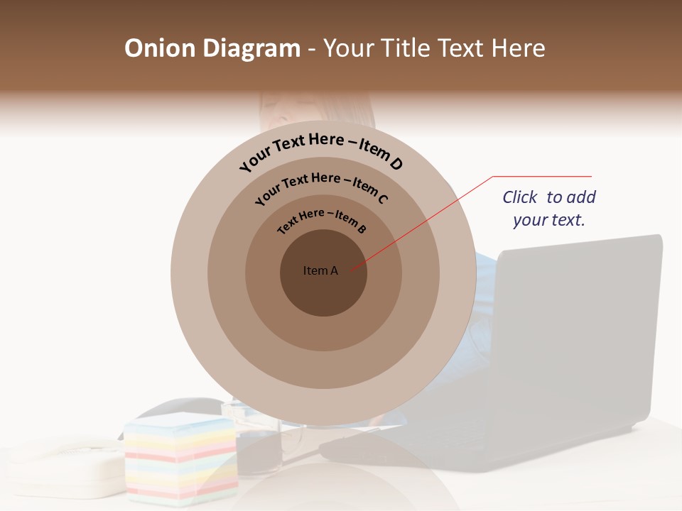 Caucasian Lady Suffer PowerPoint Template