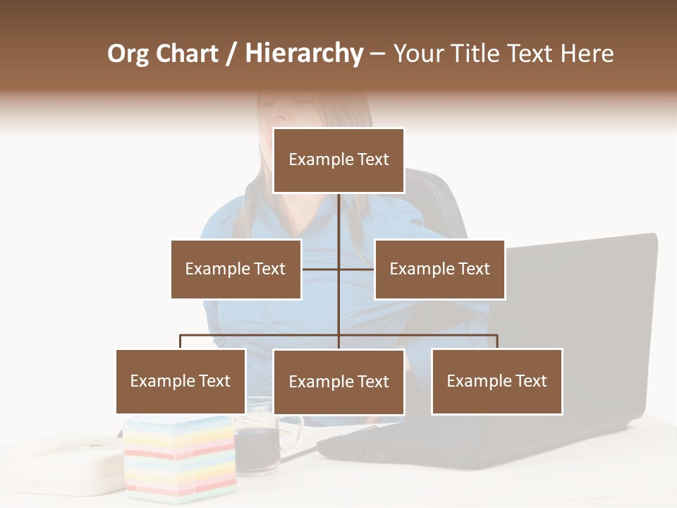 Caucasian Lady Suffer PowerPoint Template