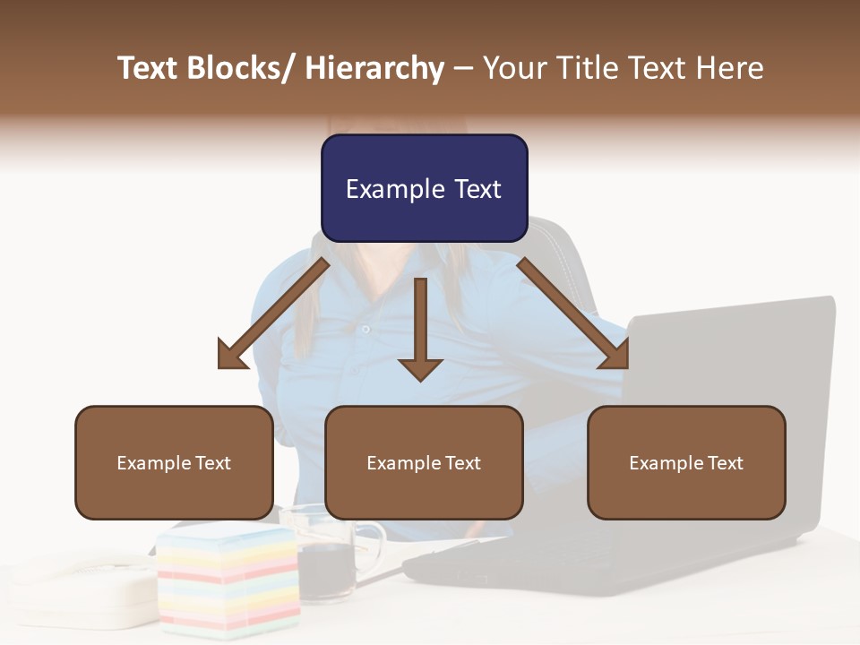 Caucasian Lady Suffer PowerPoint Template