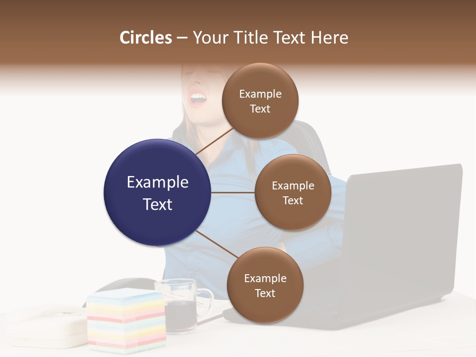 Caucasian Lady Suffer PowerPoint Template