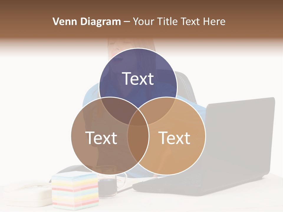 Caucasian Lady Suffer PowerPoint Template