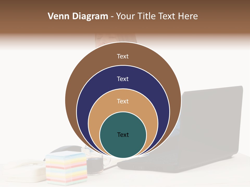 Caucasian Lady Suffer PowerPoint Template
