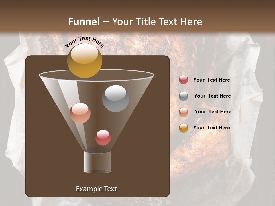 Cooked Cooked Chicken Broiled PowerPoint Template