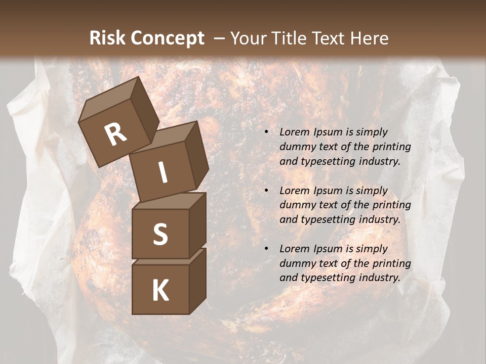 Cooked Cooked Chicken Broiled PowerPoint Template