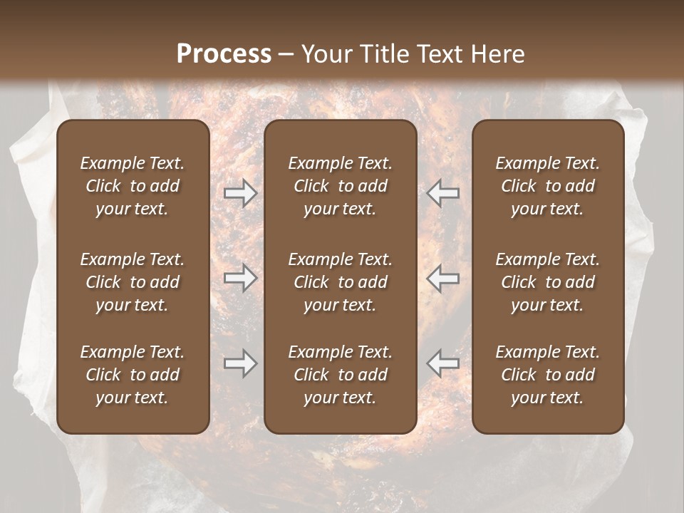 Cooked Cooked Chicken Broiled PowerPoint Template