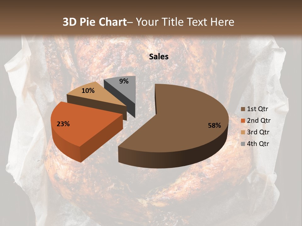 Cooked Cooked Chicken Broiled PowerPoint Template