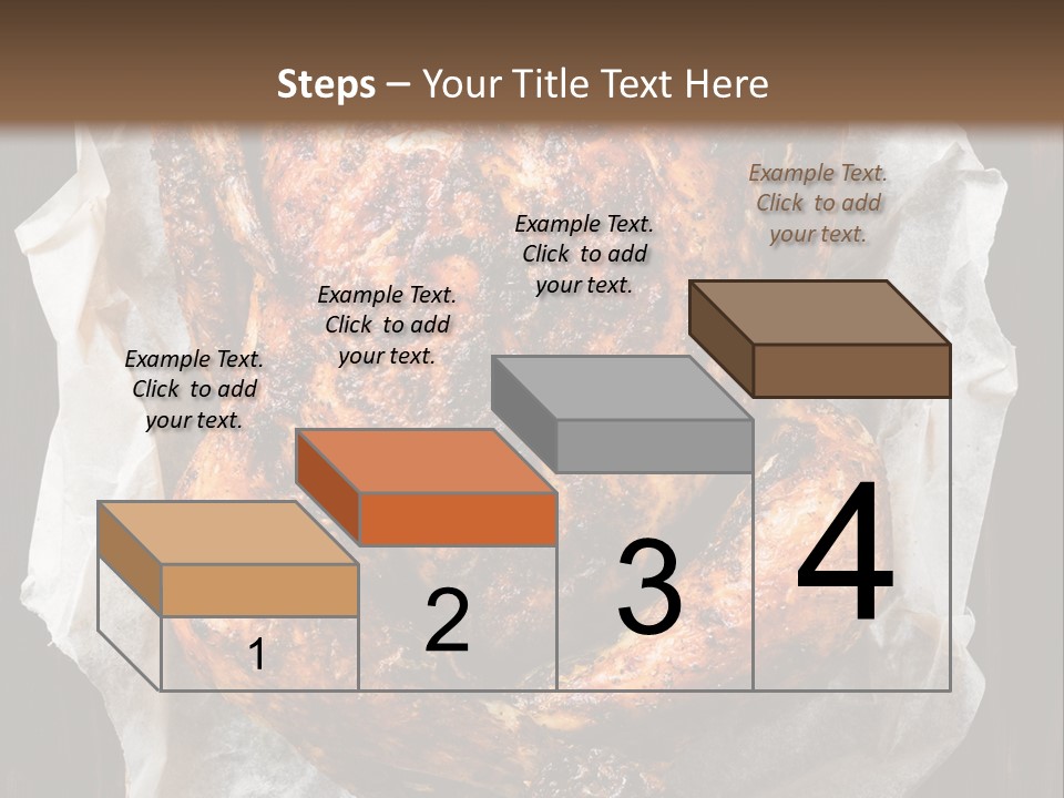Cooked Cooked Chicken Broiled PowerPoint Template