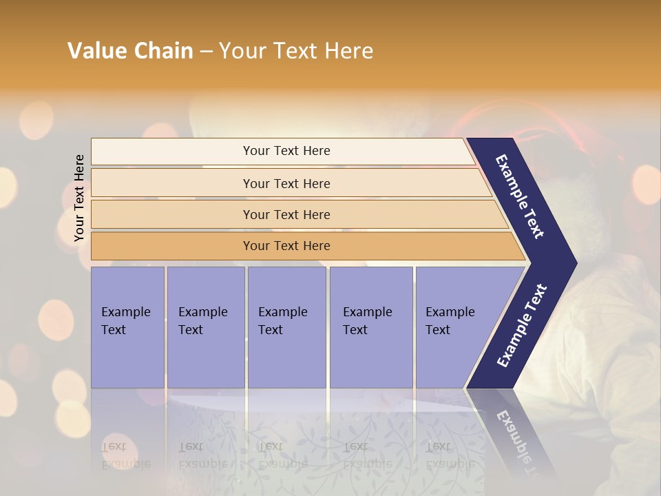 A Woman And A Child Are Looking At A Present PowerPoint Template
