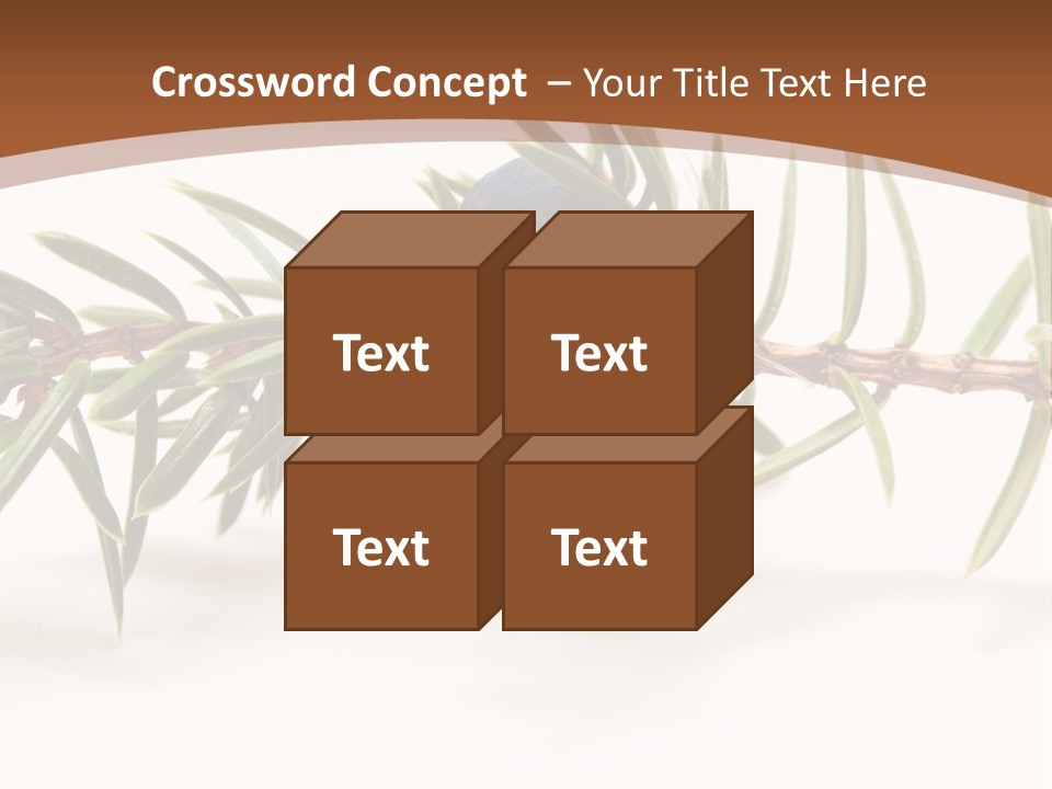 Shrub Nobody Berries PowerPoint Template