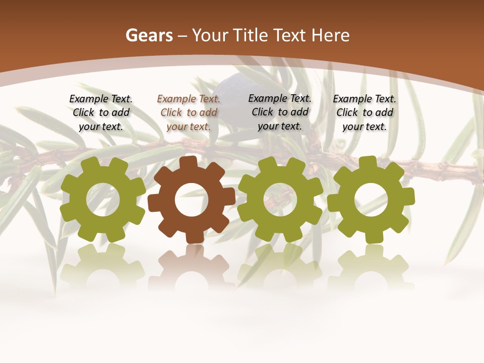 Shrub Nobody Berries PowerPoint Template