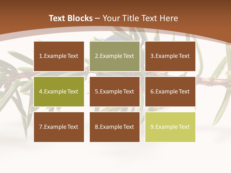 Shrub Nobody Berries PowerPoint Template