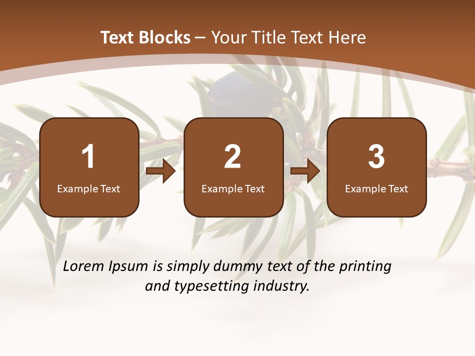 Shrub Nobody Berries PowerPoint Template