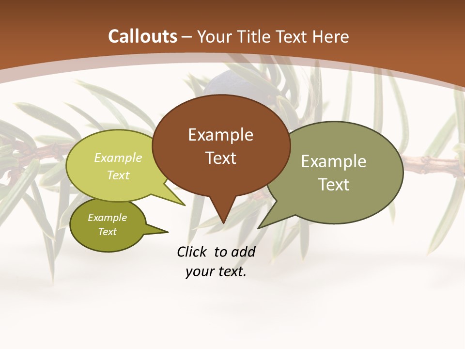 Shrub Nobody Berries PowerPoint Template
