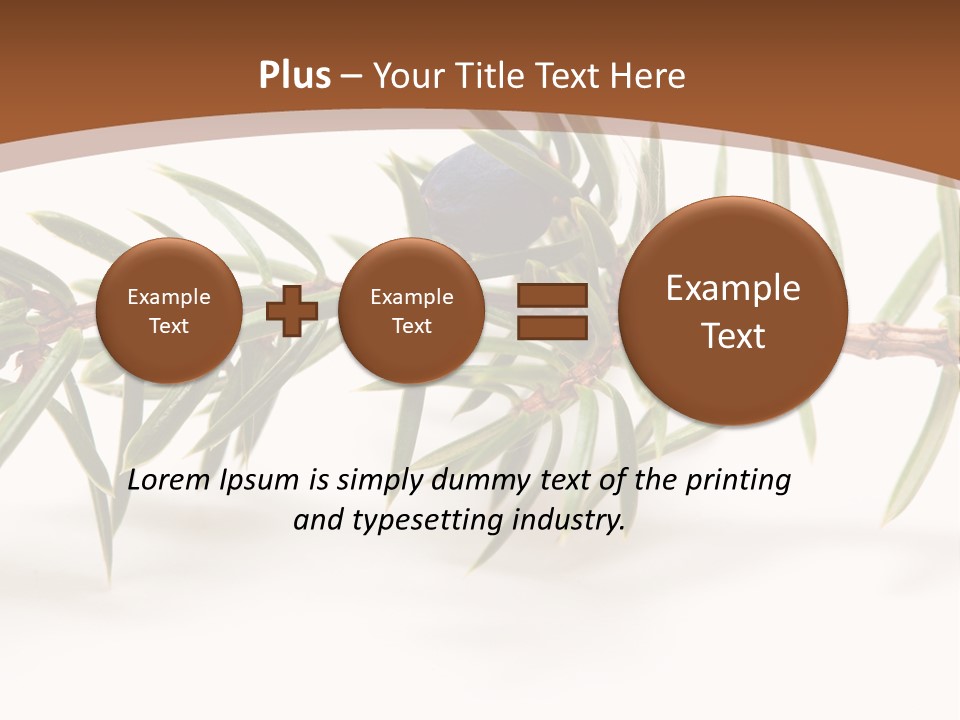 Shrub Nobody Berries PowerPoint Template