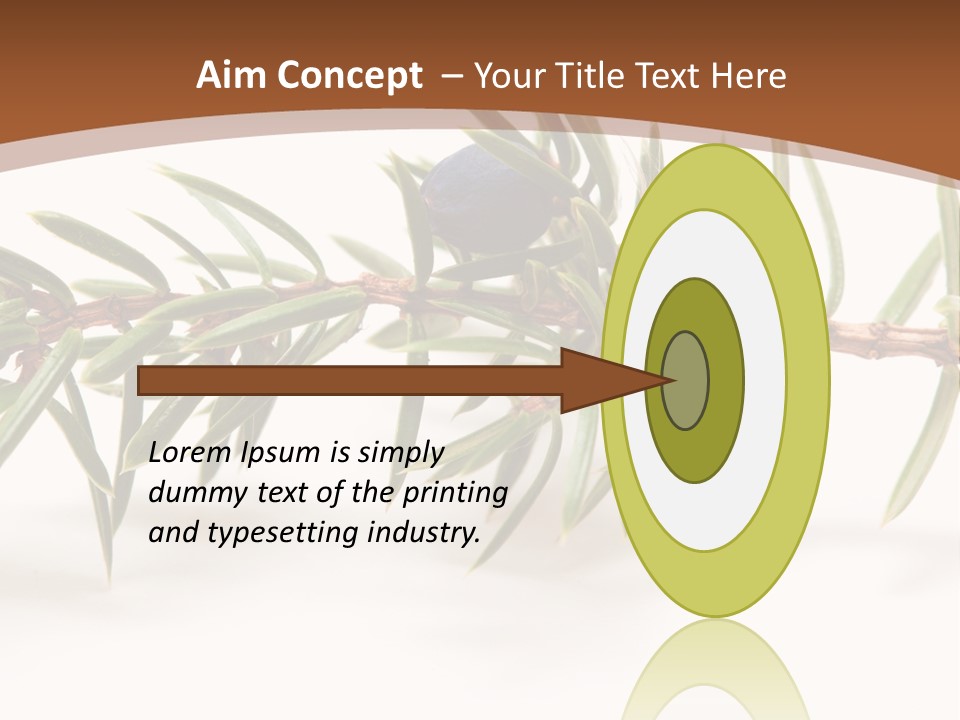 Shrub Nobody Berries PowerPoint Template