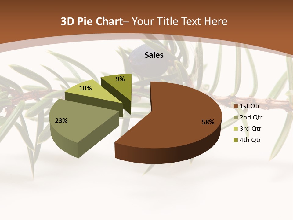 Shrub Nobody Berries PowerPoint Template