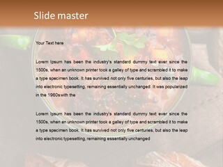 Cobblestone Bread Image PowerPoint Template