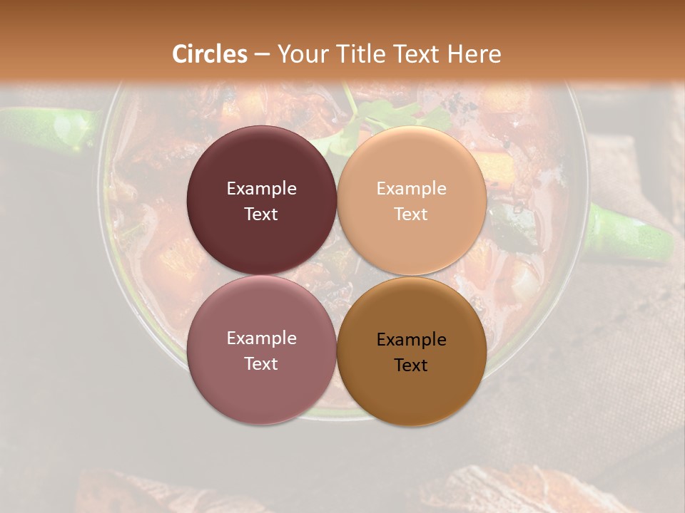 Cobblestone Bread Image PowerPoint Template