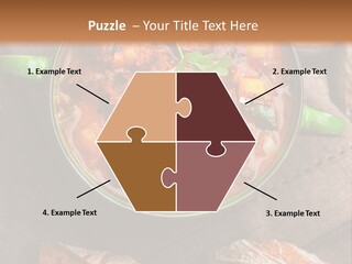 Cobblestone Bread Image PowerPoint Template