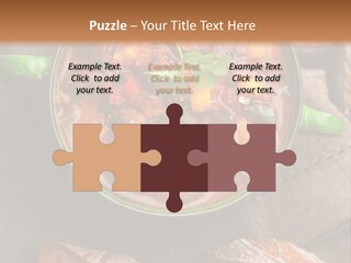 Cobblestone Bread Image PowerPoint Template